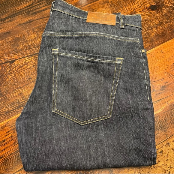 Men's Dark Denim Slim Fit Jeans W36 x L30 - Picture 7 of 11